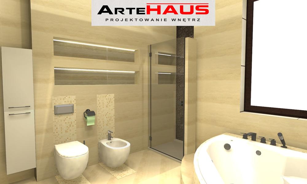Projekt łazienki - aranżacje 3D